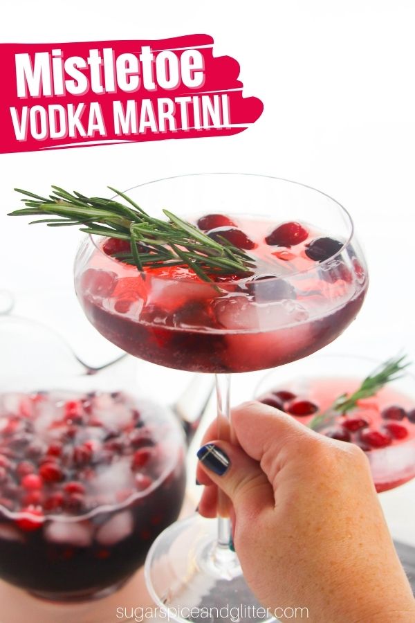 A Christmas cocktail perfect for a Christmas get-together with the girls inspired by a classic Cosmopolitan and gives equal amounts Sex and the City and Christmas vibes. This Christmas cocktail is a brisk, tangy and refreshing cocktail that your guest will love.
