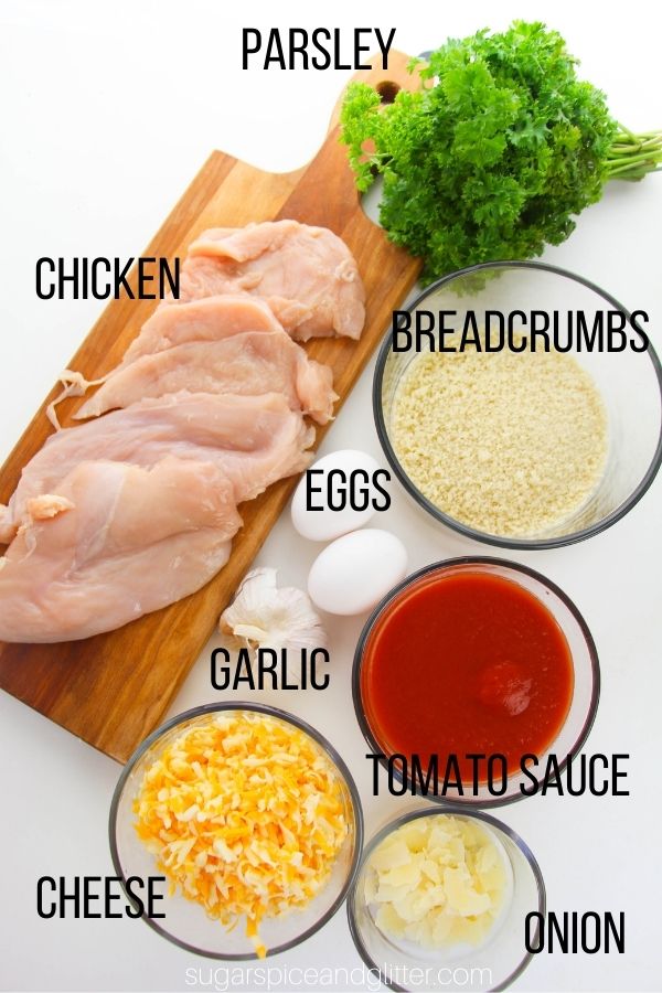 ingredients needed to make chicken parmesan