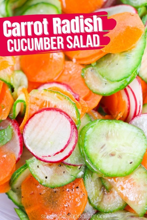 Carrot Radish Cucumber Salad