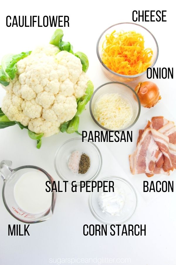 ingredients needed to make roasted cauliflower