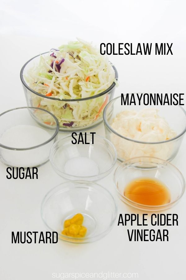 ingredients needed to make chickfila coleslaw