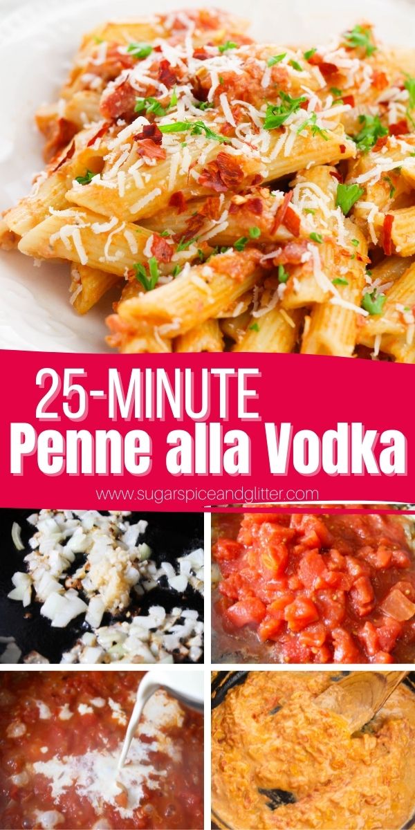 Penne Alla Vodka features tender penne pasta coated in a luxuriously silky tomato cream sauce. It's a creamy, sweet and vibrant pasta recipe that tastes gourmet but comes together in less than 20 minutes.