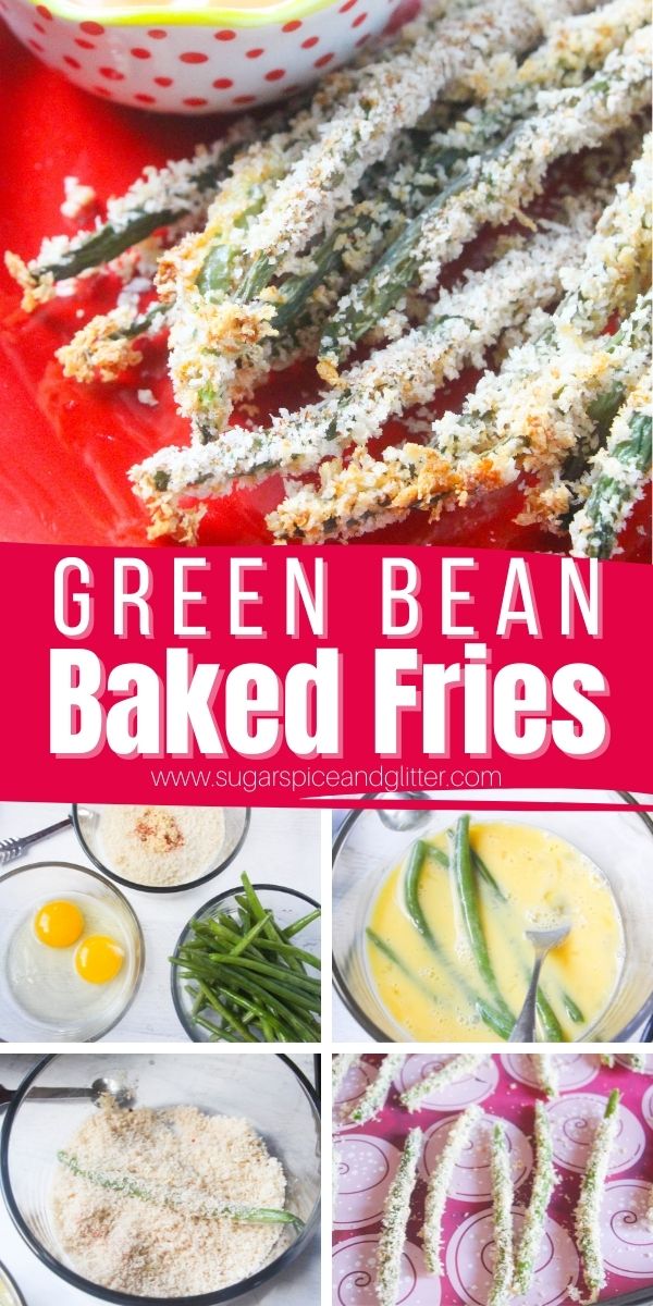 Green Bean Fries are a great option for a family-friendly side dish this holiday season. They are healthy enough for moms to be happy while being crunchy and dippable for kids to be willing to try them out.