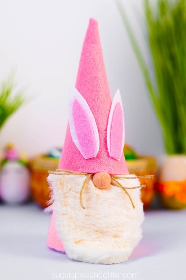 No-Sew Easter Bunny Gnome