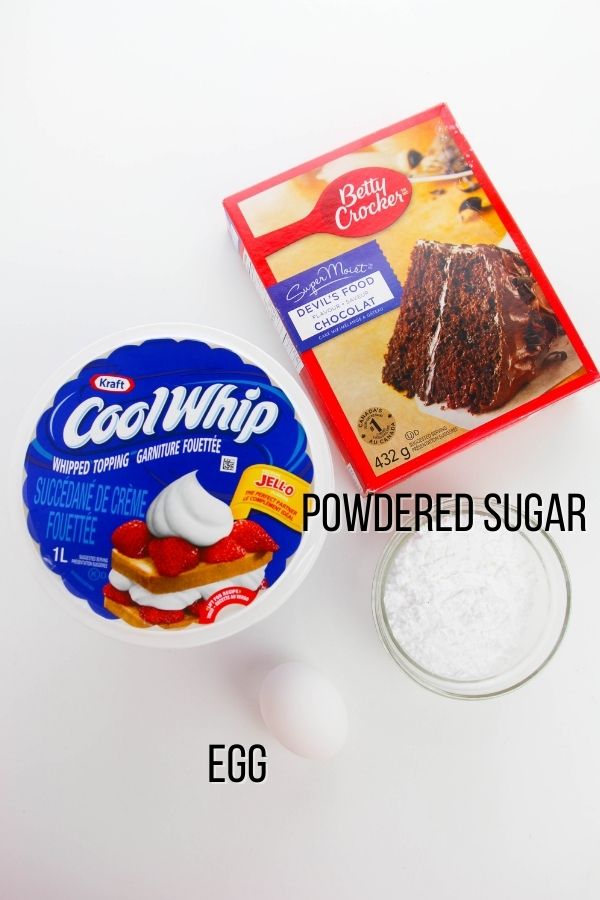 ingredients needed to make cool whip cookies