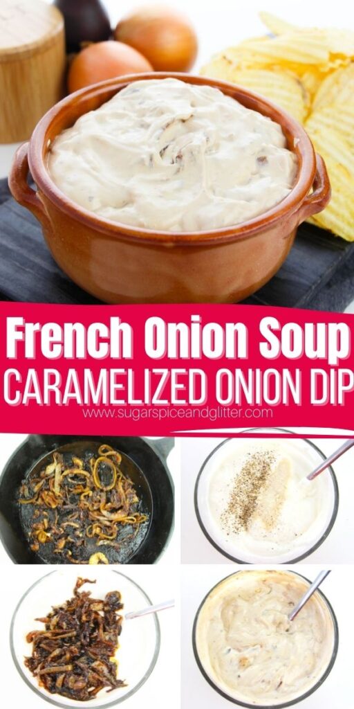 A decadent twist on a classic party dip, today's French Onion Dip features caramelized onions - making for a decadent dip everyone is going to want seconds, thirds and tenths of!