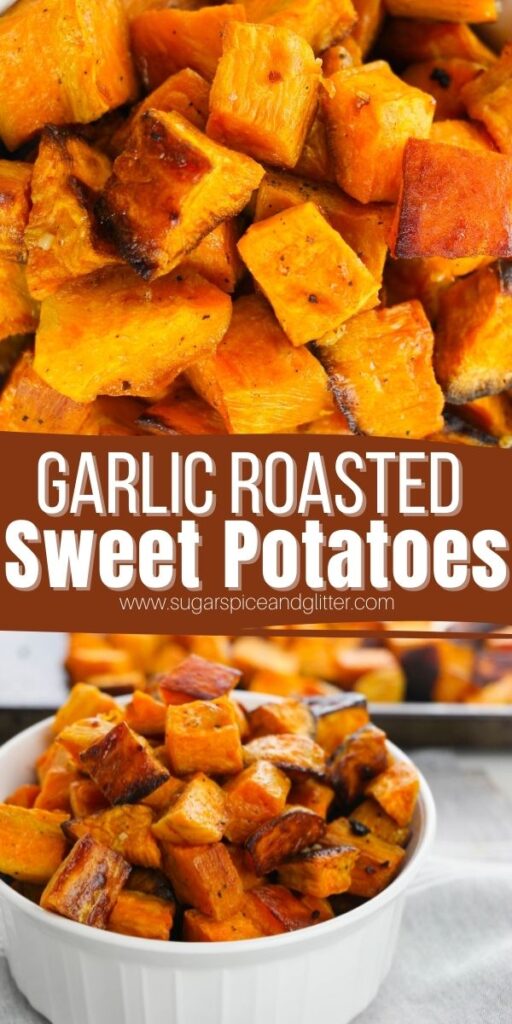 How to make the perfect Roasted Sweet Potatoes with crispy, caramelized edges and pillowy, soft flesh.