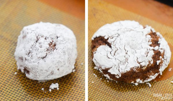 in-process images of how to make cool whip cookies