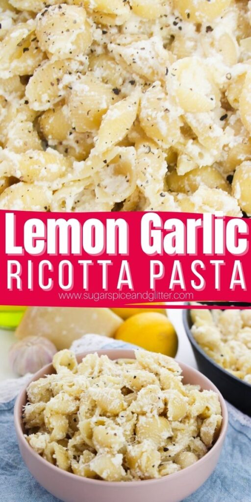 A creamy, flavor-packed Lemon Ricotta Pasta is the perfect summer pasta recipe when you're craving comfort food with a twist. It's bright and tangy, with salty Parmesan cheese and a hit of garlic and black pepper. Flavorful enough for foodies but familiar enough for picky eaters.