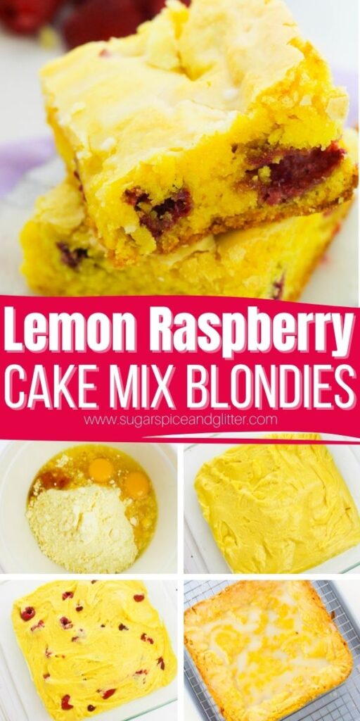 These lemon raspberry blondies are fresh, moist, sweet and tangy - and practically melt in your mouth the minute you bite into them. The bright, summery flavours make this dessert still feel light on a hot summer day. Plus, it's a one-bowl recipe that's ready to bake in less than 10-minutes.