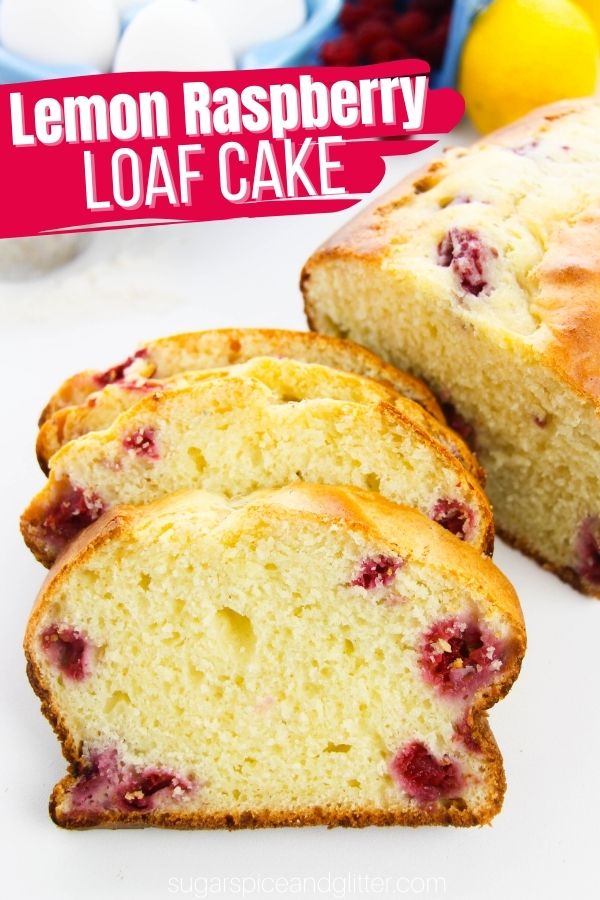 Lemon Raspberry Loaf Cake
