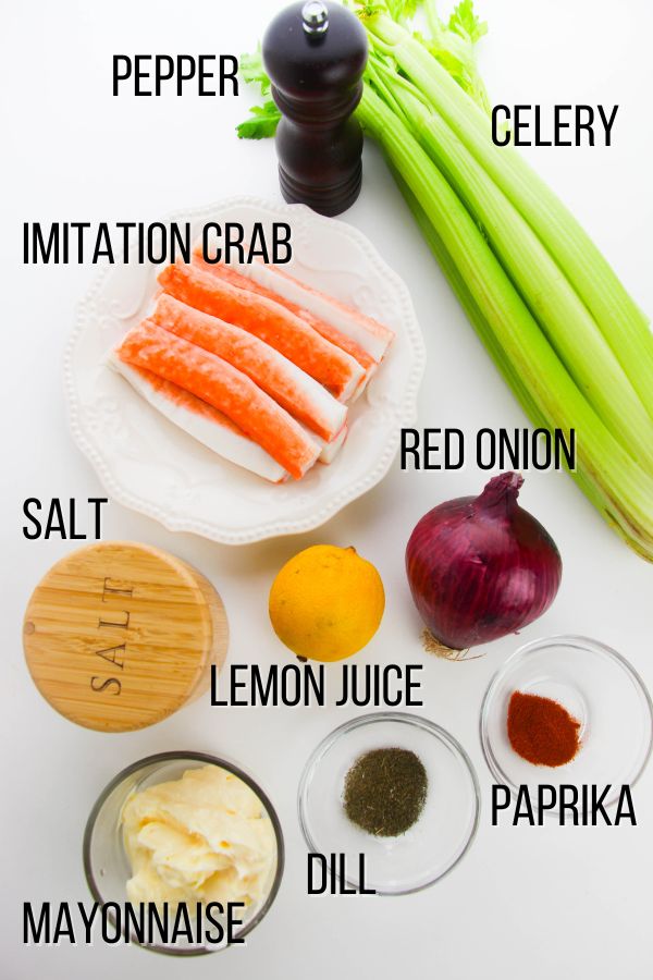 ingredients needed to make neptune crab salad