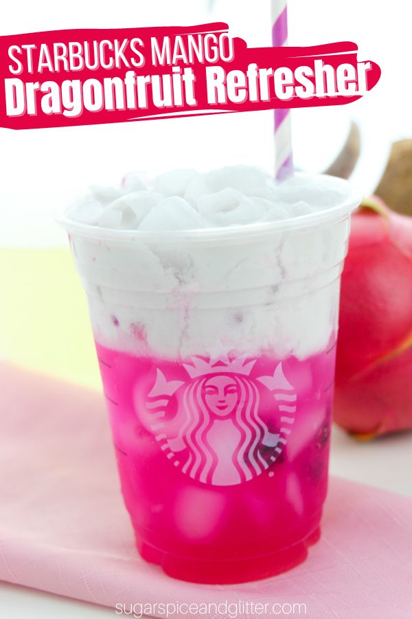 Copycat Starbucks Dragonfruit Refresher