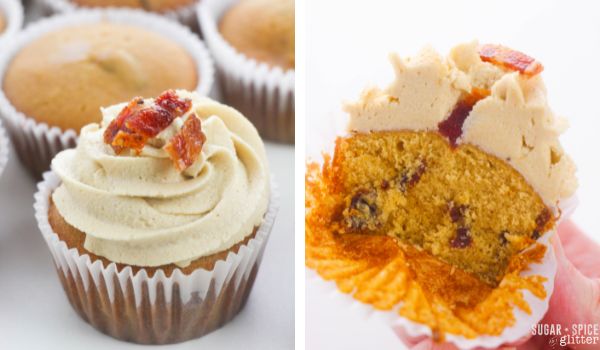how to make maple bacon cupcakes