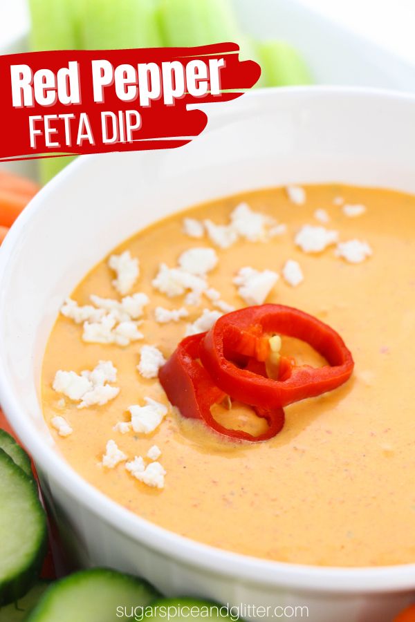Roasted Red Pepper and Feta Dip