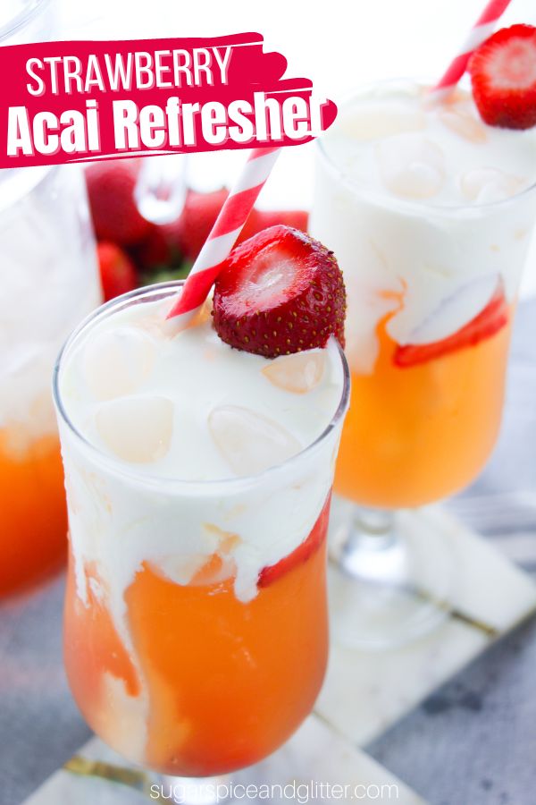 Strawberry Acai Refresher (with Video)
