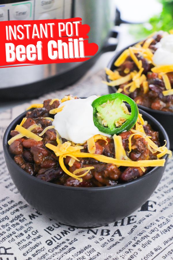 This instant pot chili recipe is hearty, healthy and wholesome comfort food, delivering plenty of fibre and protein thanks to the generous amount beans and beef. The bold flavor is enhanced with the addition of one controversial ingredient: cocoa powder.