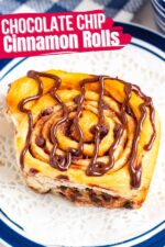 Chocolate Chip Cinnamon Rolls ⋆ Sugar, Spice and Glitter