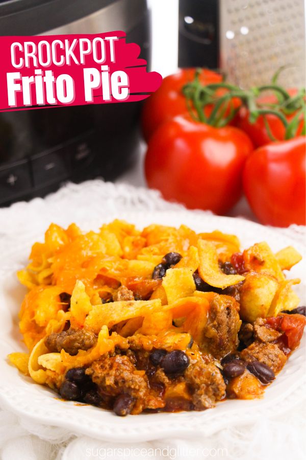Crockpot Frito pie features a rich, hearty and spicy beef and bean chili topped with crunchy corn chips and melted cheddar cheese - but there are plenty of ways to adjust this recipe and make it truly your own.