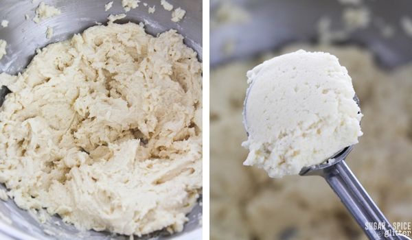 in-process images of how to make amish sugar cookies