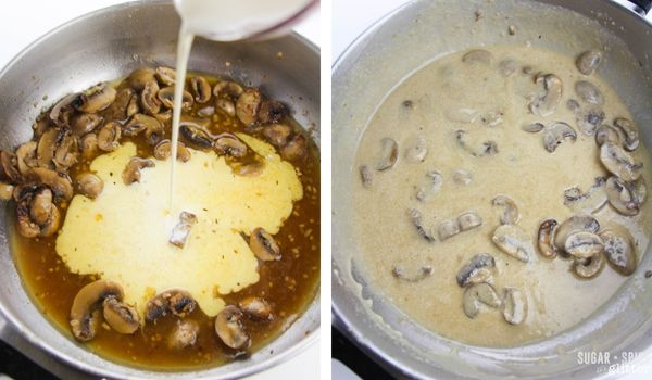 how to make chicken with creamy mushroom sauce