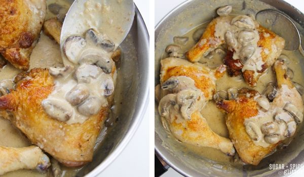 how to make chicken with creamy mushroom sauce