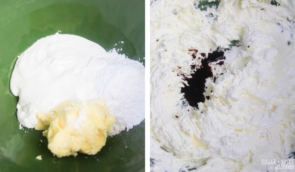 in-process images showing how to make chocolate Twinkies