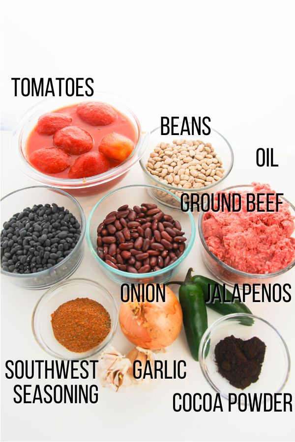 ingredients to make instant pot chili