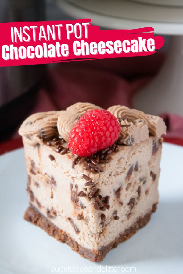 A tender, rich and light triple chocolate cheesecake made completely in the Instant Pot. This easy Instant Pot Cheesecake recipe has sweet, tangy and salty flavours that work perfectly together - plus you don’t have to heat up the house to make it.