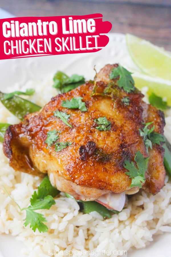Cilantro Lime Chicken Skillet features bright lime and fresh cilantro cut through the richness of seared chicken thighs in this simple skillet dish, creating a balance that is both lively and deeply savory. The garlic softens as it cooks, blending into the pan juices, while paprika and cumin add a gentle warmth that lingers without overpowering. Crisp, golden skin gives way to tender meat that absorbs the citrusy marinade, making each bite layered and satisfying.