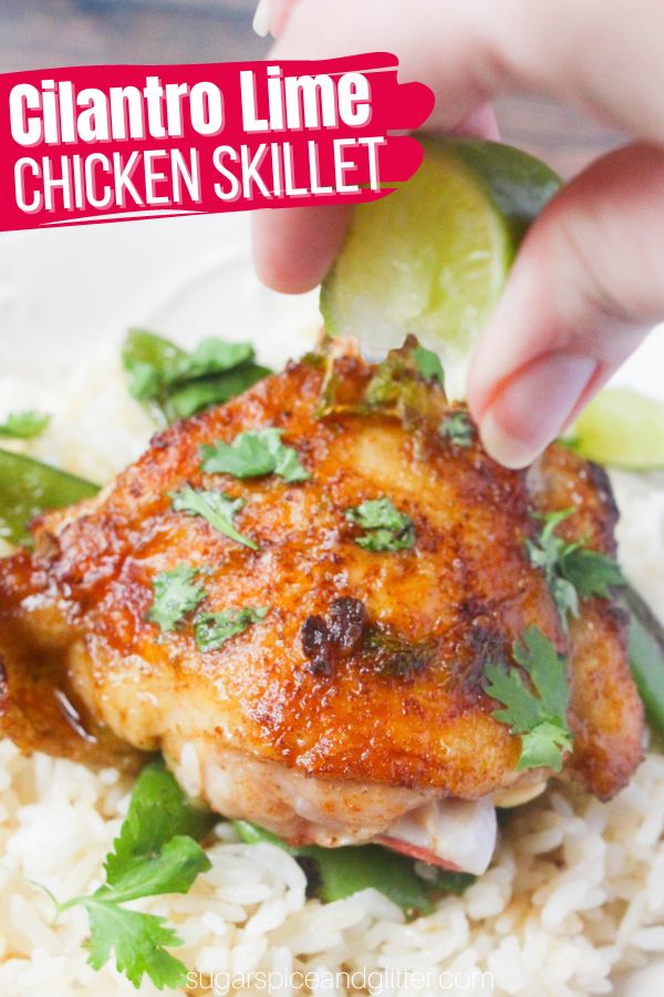 Lime Cilantro Chicken Skillet