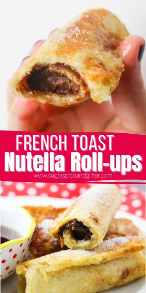 Nutella French Toast Rolls are crisp on the outside and filled with warm, melty Nutella; an easy indulgence for breakfast or brunch. Made with simple ingredients you probably already have in your kitchen and ready in minutes.