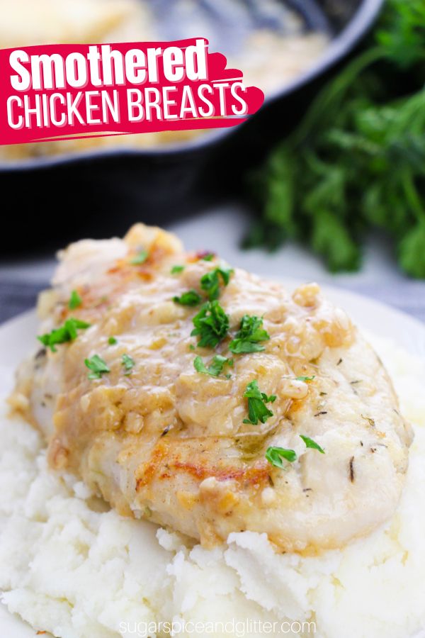 Smothered Chicken Breasts with Onion Gravy