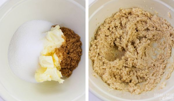 in-process images of how to make lemon poppyseed cookies