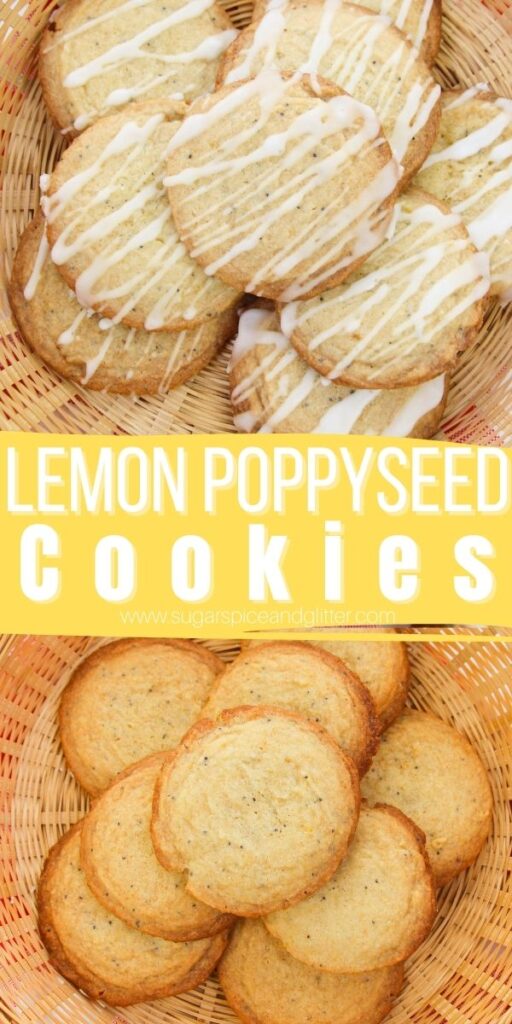 If you love cookies that have that delightful contrast of crispy edges and chewy centers, you're in for a treat today with our Lemon Poppyseed Cookies. A buttery, bright lemon cookie with the delicate crunch of poppyseeds and an optional lemon glaze.