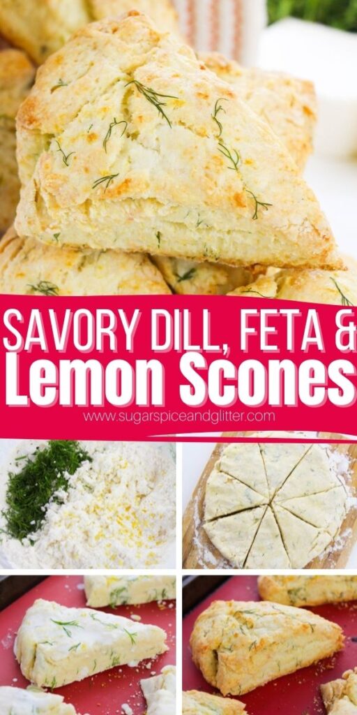 A scrumptious, savory scone recipe perfect for everything from brunch to supper, these Lemon Dill Scones are super easy to make and utterly decadent.