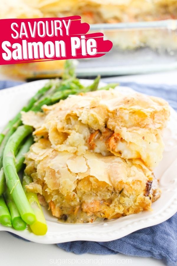 A quick and easy seafood recipe the whole family will love, today's Salmon Pie is a simplified weeknight version of the French-Canadian classic, pâté au saumon. This salmon pie is rich, hearty and delicious comfort food.