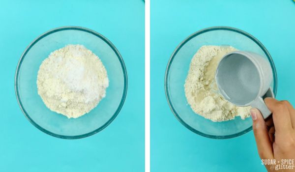 how to make salt dough Easter eggs