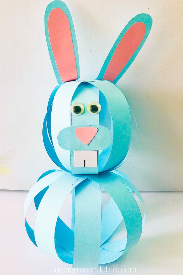 3D Paper Ball Bunny