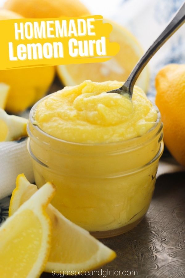 Tangy, tart and sweet. Creamy and silk. Rich and indulgent, yet light and bright. This homemade lemon curd made in less than 10 minutes and with only 4 ingredients is summer on a spoon!