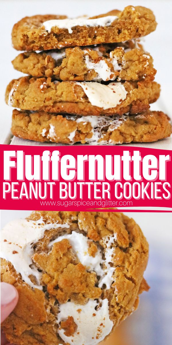 Fluffernutter Cookies ⋆ Sugar, Spice and Glitter