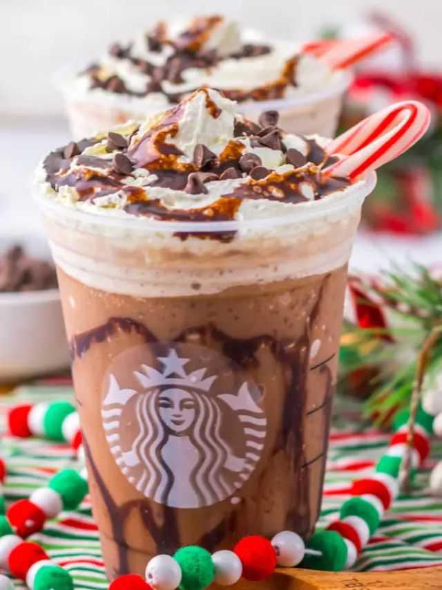 Copycat Starbucks Peppermint Mocha Frappuccino-Cover image.