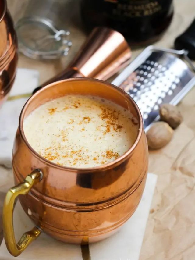 Spiked Eggnog with Rum-Cover image.