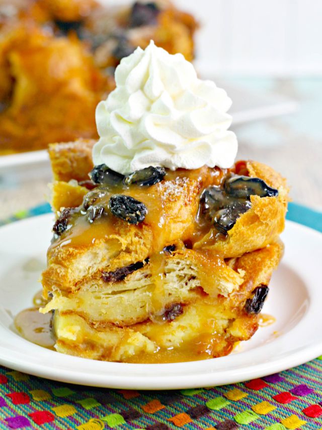 Irish Bread Pudding with Bailey’s Sauce-Cover image.