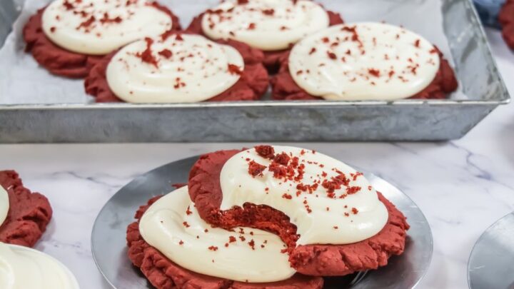 Crumbl Red Velvet Cookies ⋆ Sugar, Spice and Glitter